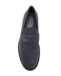 Slippers bleu marine Tod's