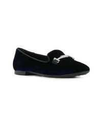 Slippers bleu marine Tod's