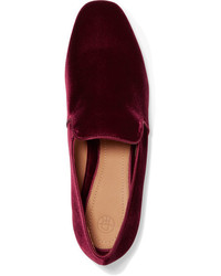 Slippers bordeaux The Row