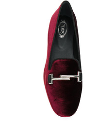 Slippers bordeaux Tod's