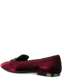 Slippers bordeaux Tod's