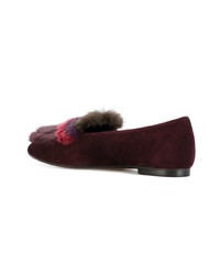 Slippers bordeaux Aquazzura