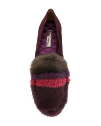 Slippers bordeaux Aquazzura