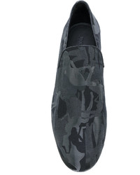 Slippers camouflage noirs Jimmy Choo