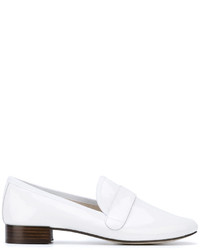 Slippers en cuir blancs Repetto