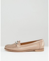 Slippers en cuir marron clair Park Lane