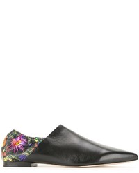 Slippers en cuir noirs 3.1 Phillip Lim