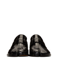 Slippers en cuir noirs Maison Margiela