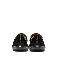 Slippers en cuir noirs Maison Margiela