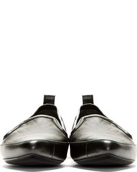 Slippers en cuir noirs Proenza Schouler