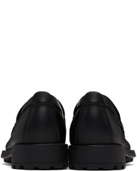 Slippers en cuir noirs Ferragamo