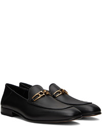 Slippers en cuir noirs Ferragamo