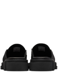 Slippers en cuir noirs Both