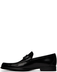 Slippers en cuir noirs Ferragamo