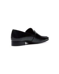 Slippers en cuir noirs Dorateymur