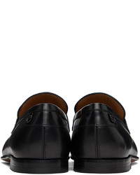 Slippers en cuir noirs Ferragamo