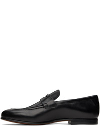 Slippers en cuir noirs Ferragamo