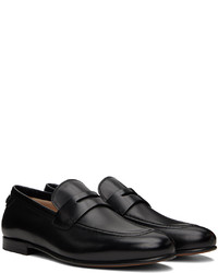 Slippers en cuir noirs Ferragamo