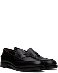 Slippers en cuir noirs Ferragamo