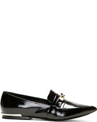 Slippers en cuir noirs Proenza Schouler