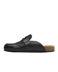 Slippers en cuir noirs JW Anderson