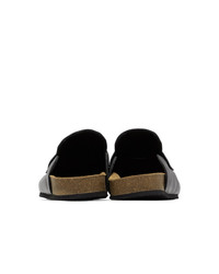 Slippers en cuir noirs JW Anderson