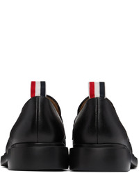 Slippers en cuir noirs Thom Browne