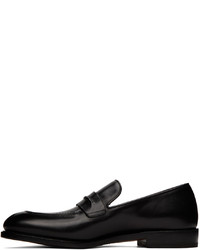 Slippers en cuir noirs Ferragamo