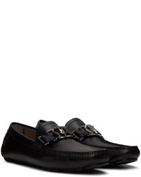 Slippers en cuir noirs Ferragamo