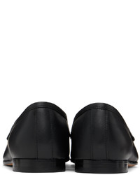 Slippers en cuir noirs Coach 1941