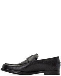 Slippers en cuir noirs Jimmy Choo