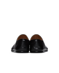 Slippers en cuir noirs Maison Margiela