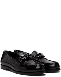 Slippers en cuir noirs Valentino Garavani