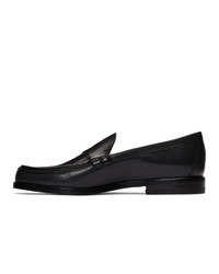 Slippers en cuir noirs Pierre Hardy