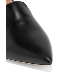 Slippers en cuir noirs Nicholas Kirkwood