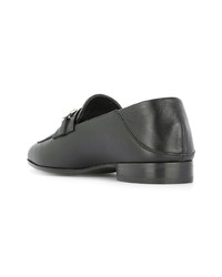 Slippers en cuir noirs Senso