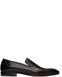 Slippers en cuir noirs Christian Louboutin