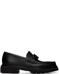 Slippers en cuir noirs Ferragamo