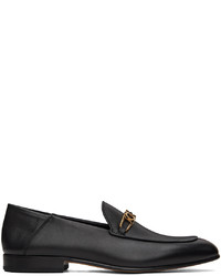 Slippers en cuir noirs Ferragamo