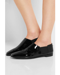 Slippers en cuir noirs Jimmy Choo