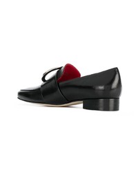 Slippers en cuir noirs Dorateymur