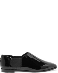 Slippers en cuir noirs Jimmy Choo