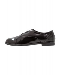 Slippers en cuir noirs LOST INK