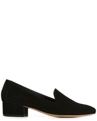 Slippers en cuir noirs Mansur Gavriel