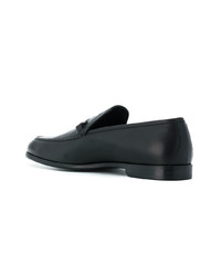 Slippers en cuir noirs Jimmy Choo