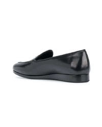 Slippers en cuir noirs Alyx