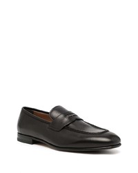 Slippers en cuir noirs Salvatore Ferragamo