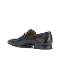 Slippers en cuir noirs Henderson Baracco