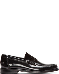 Slippers en cuir noirs Paul Smith