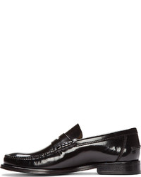 Slippers en cuir noirs Paul Smith